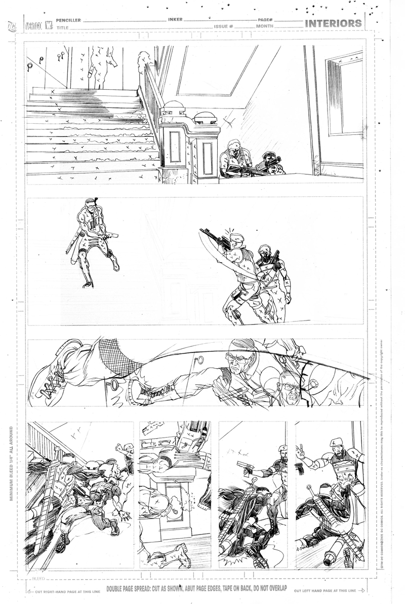 Image: Dark Horse Comics; Bankshot #3 pencils